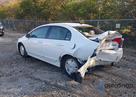 2006 Honda Civic Hybrid from USA, damaged, VIN JHMFA36266S006768